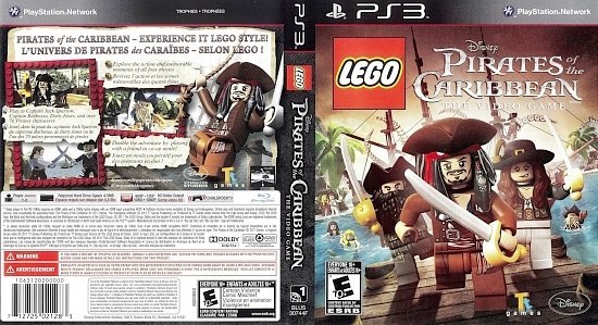 dvd cover Lego Pirates of Caribbean The Video Game English French NTSC f