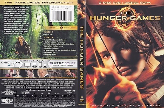 dvd cover The Hunger Games WS R1