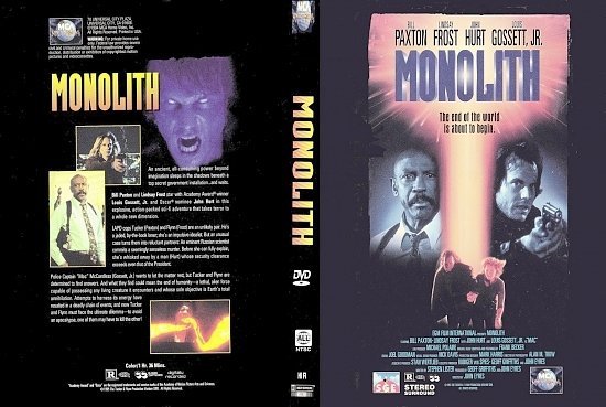 dvd cover Monolith