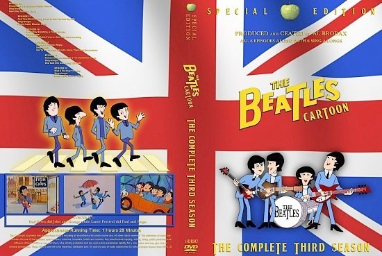 dvd cover The Beatles Cartoons Season 3