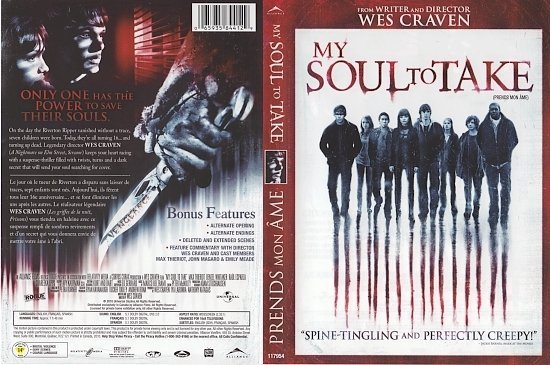 dvd cover My Soul To Take (2010) R1 & R2
