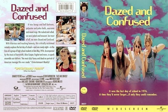 dvd cover Dazed And Confused (1993) WS R1