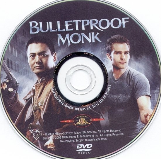 dvd cover Bulletproof Monk (2003) SE R1