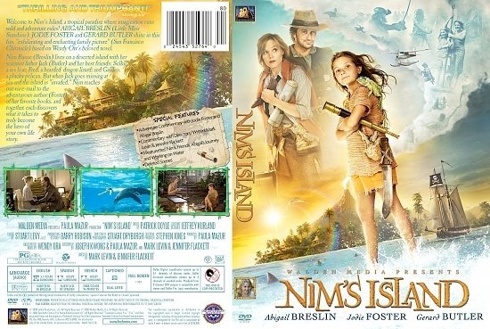 dvd cover Nim's Island (2008) R1