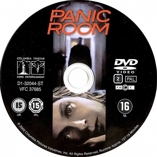 dvd cover Panic Room (2002) WS R2