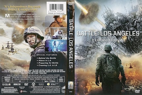 dvd cover Battle Los Angeles (2011) WS R1