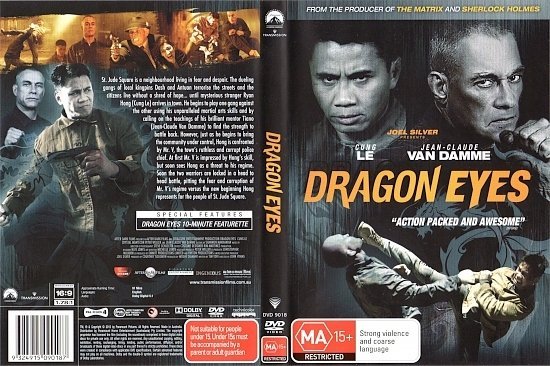 dvd cover Dragon Eyes R4