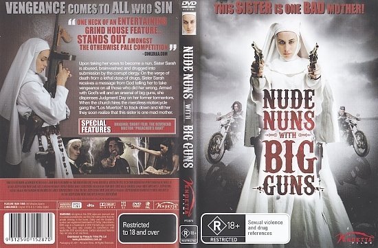dvd cover Nude Nuns With Big Guns (2010) R4