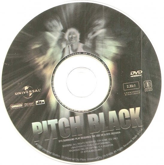 dvd cover Pitch Black (2000) UR WS R1