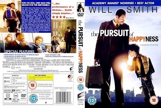 dvd cover The Pursuit Of Happyness (2006) R2