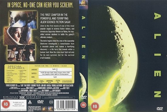 dvd cover Alien (1979) R2