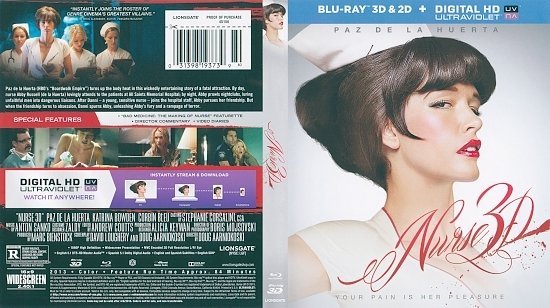 dvd cover Nurse 3D Blu-Ray