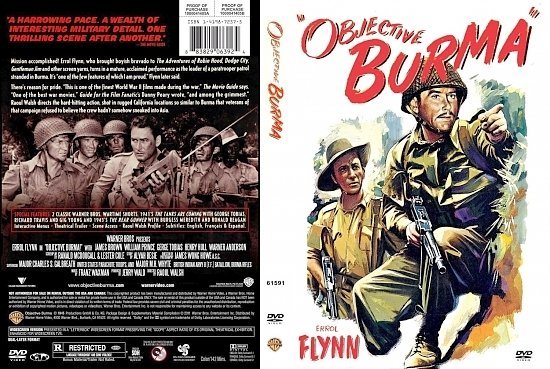 dvd cover Objective, Burma!