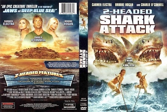 dvd cover 2 Headed Shark Attack