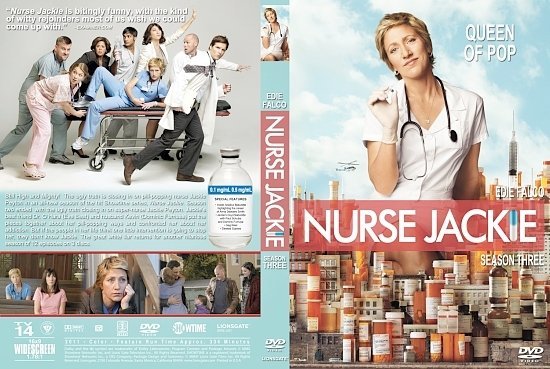 dvd cover Nurse Jackie S3