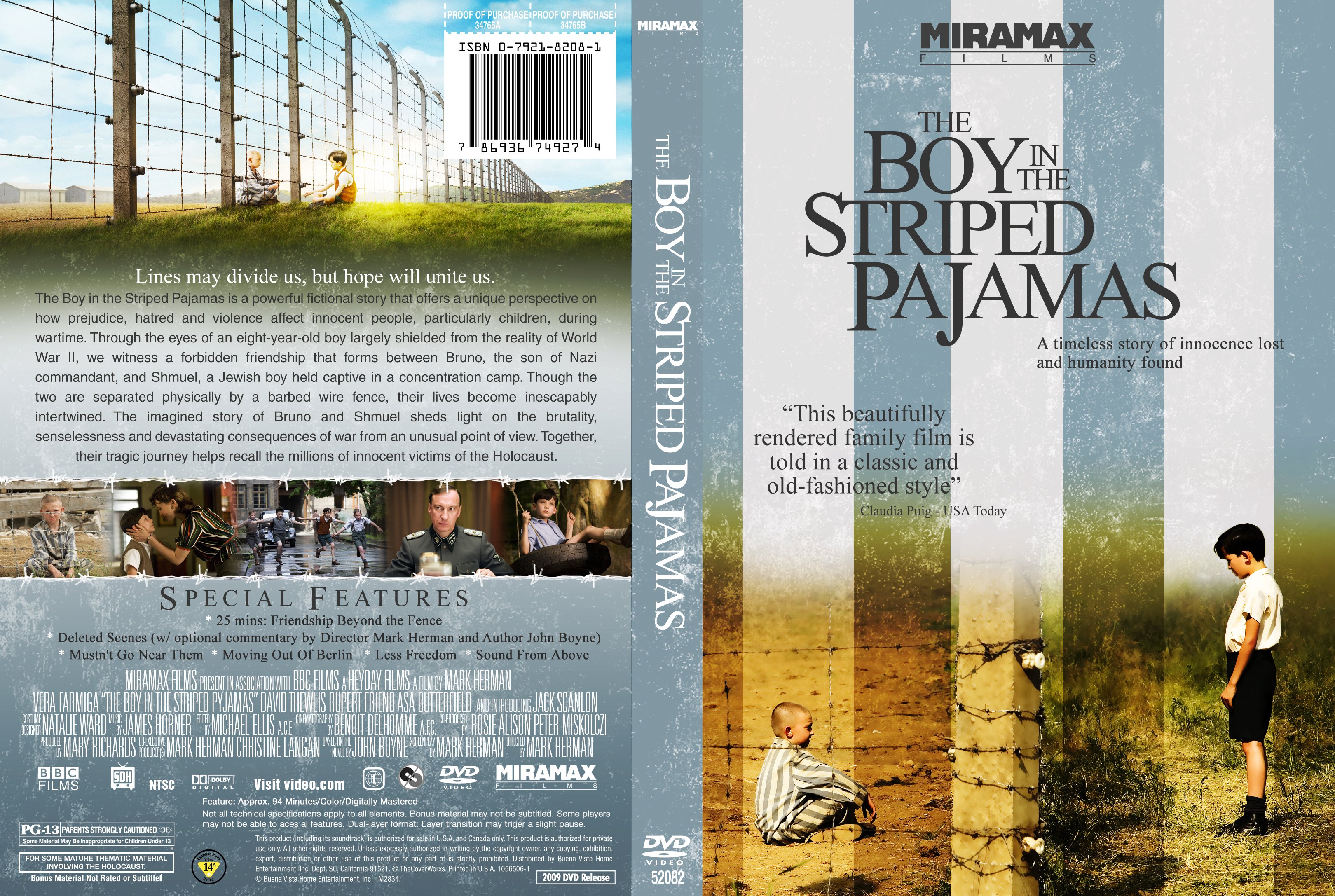 The Boy In The Striped Pyjamas DVD: Amazoncouk: Vera