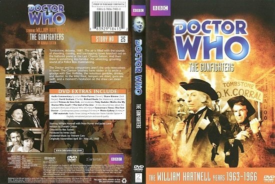 dvd cover Doctor Who The Gunfighters