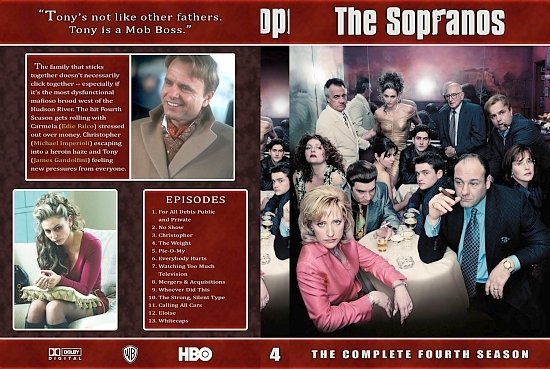 dvd cover Sopranos 4