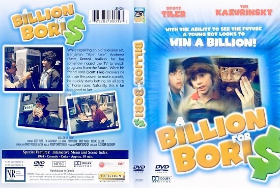 dvd cover A Billion for Boris (1984-NR) R1