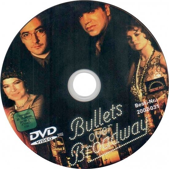 dvd cover Bullets Over Broadway (1994) WS R1