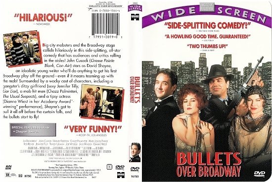 dvd cover Bullets Over Broadway (1994) WS R1