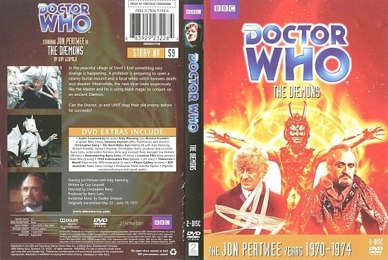 dvd cover Doctor Who The Daemons