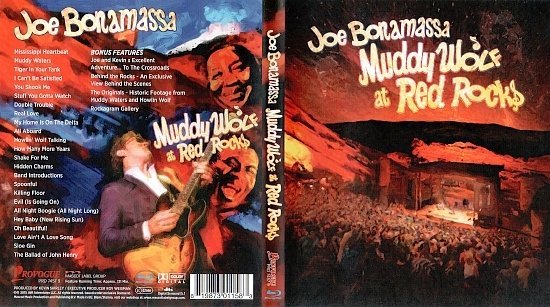 dvd cover Joe Bonamassa - Muddy Wolf At Red Rocks Blu-Ray