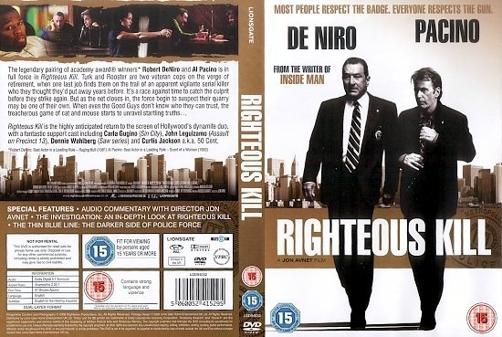 dvd cover Righteous Kill (2008) WS R2