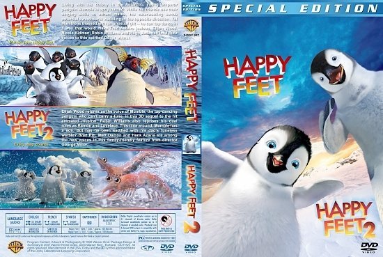 dvd cover Happy Feet Double Feature version 2