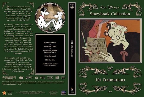 dvd cover One Hundred And One Dalmations 1999