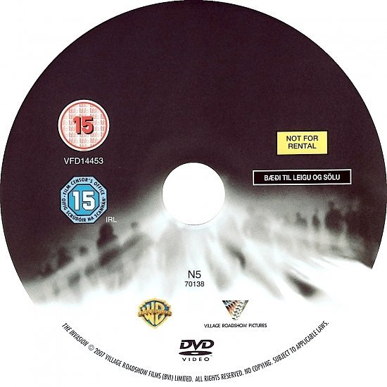 dvd cover The Invasion (2007) R1 & R2