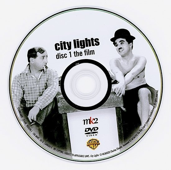 dvd cover City Lights (1931) R1