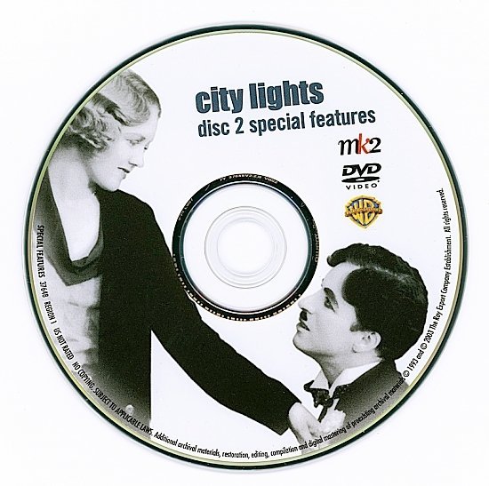 dvd cover City Lights (1931) R1