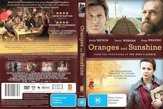 dvd cover Oranges And Sunshine (2010) WS R4