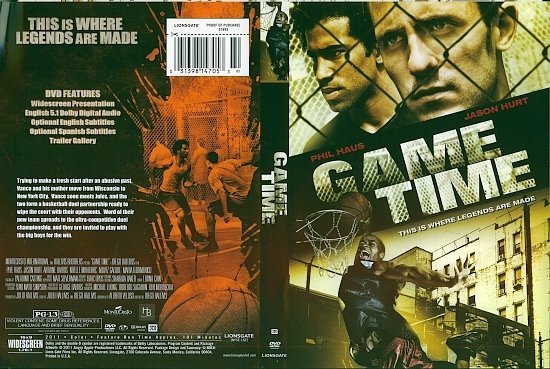 dvd cover Game Time (2011) WS R1