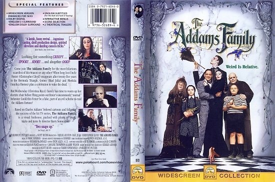 dvd cover The Addams Family (1991) WS R1