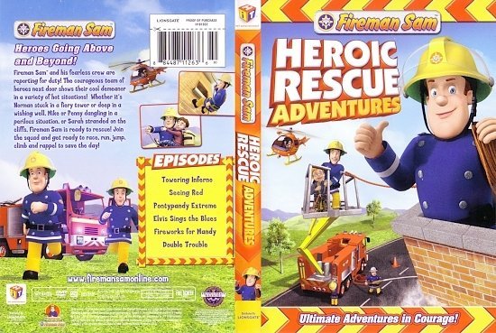 dvd cover Heroic Rescue Adventures