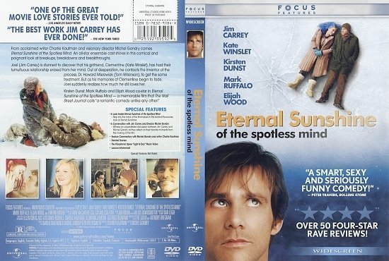 dvd cover Eternal Sunshine Of The Spotless Mind (2004) WS R1