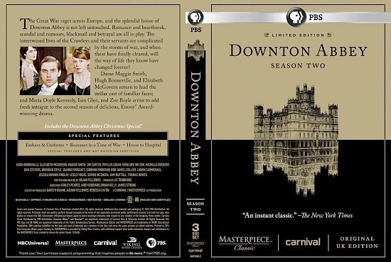 dvd cover Downton Abbey Season Two