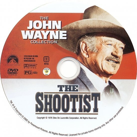 dvd cover The Shootist (1976) WS R1