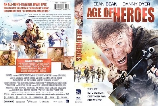 dvd cover Age of Heroes