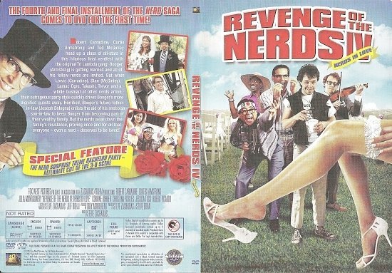 dvd cover Revenge of the Nerds IV: Nerds in Love (1994) (Slim) FS R1