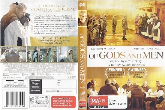 dvd cover Of Gods and Men (2010) WS R4
