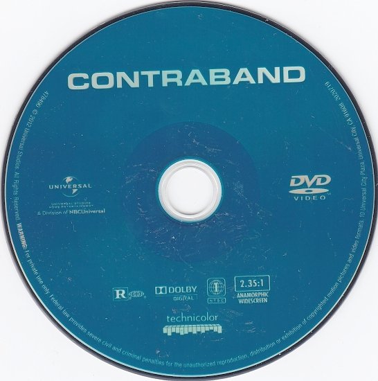 dvd cover Contraband WS R1