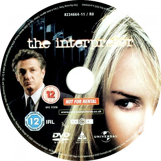 dvd cover The Interpreter (2005) R2
