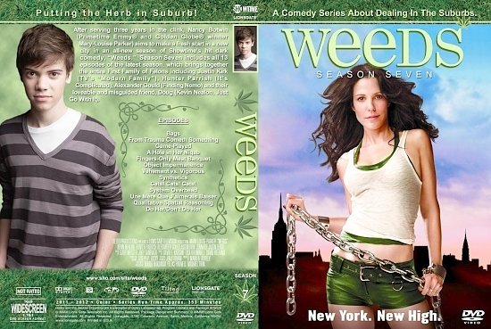 dvd cover Weeds S7