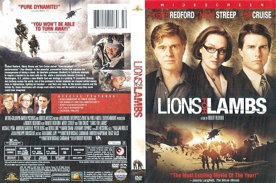 dvd cover Lions For Lambs (2007) WS R1