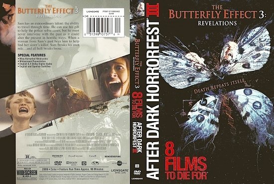 dvd cover The Butterfly Effect 3: Revelations (2009) WS R1