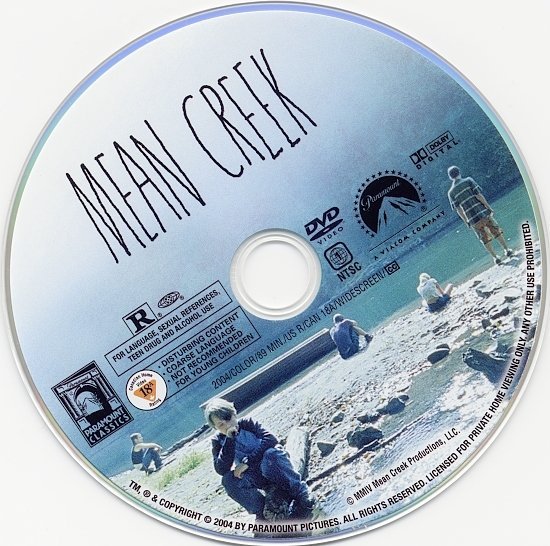 dvd cover Mean Creek (2004) WS R1