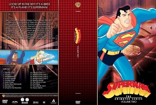 dvd cover Superman The Animated Series Volume 2